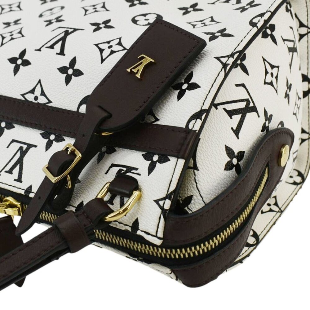 Louis Vuitton  Speedy Amazon PM Monogram Canvas Crossbody Bag White Chocolate - Picture 8 of 14